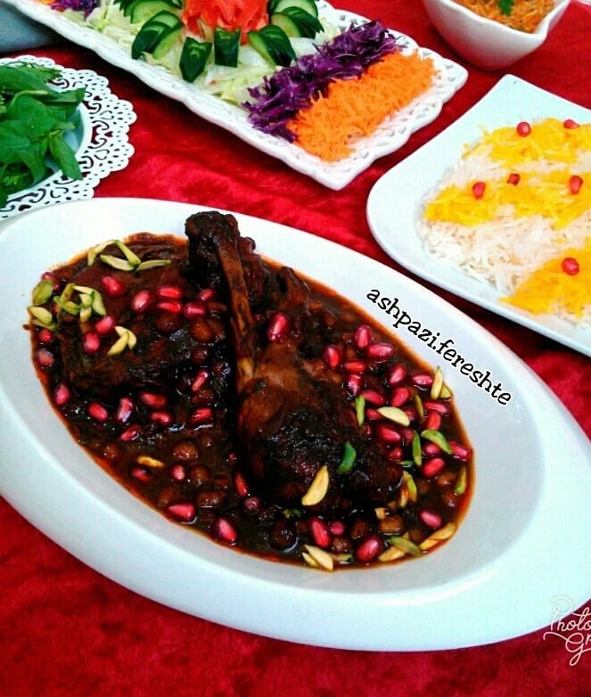 عکس خورش انار