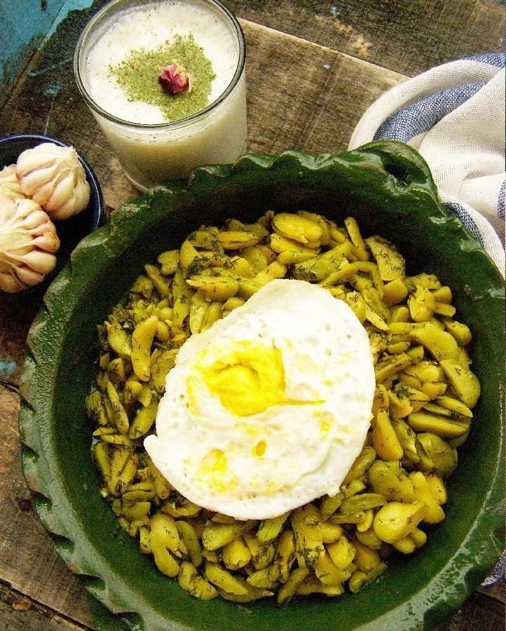 عکس خوراک شوید باقالی (خشکاویج)