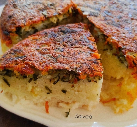 ته چین کوکو سبزی