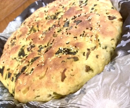 نان قارچ و اسفناج