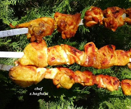 جوجه کباب انبه ای بدون پیاز و سیر
