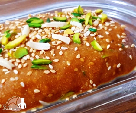 حلوا ارده با شیره