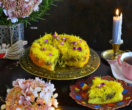 کیک باقلوا با کادایف