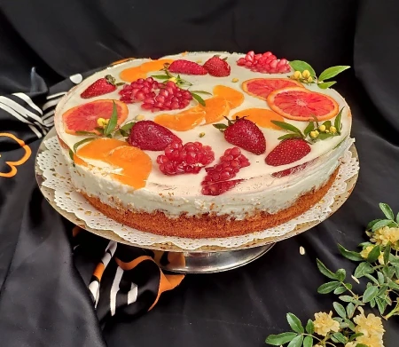 چیز کیک میوه ای