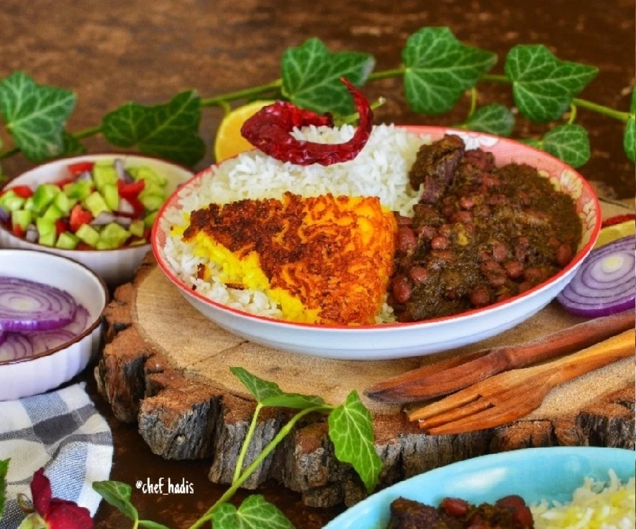 عکس تهدیگ تهچینی