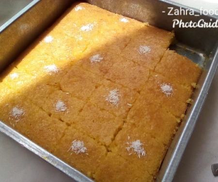 کیک شربتی بدون شیر و ماست