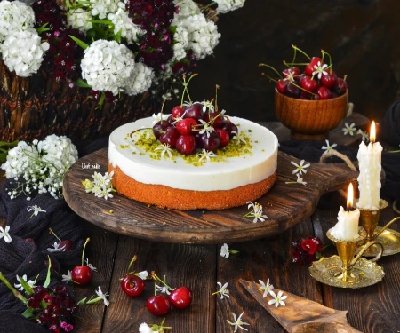 چیز کیک وانیلی