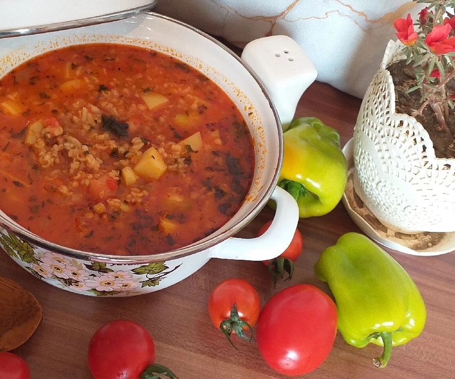 عکس یارما شورباسی غذای محلی ارومیه