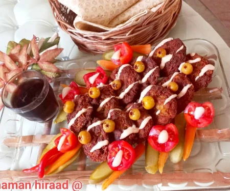 شامی فیله ماهی و گوشت قرمز