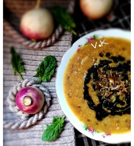 آش شلغم و ماش