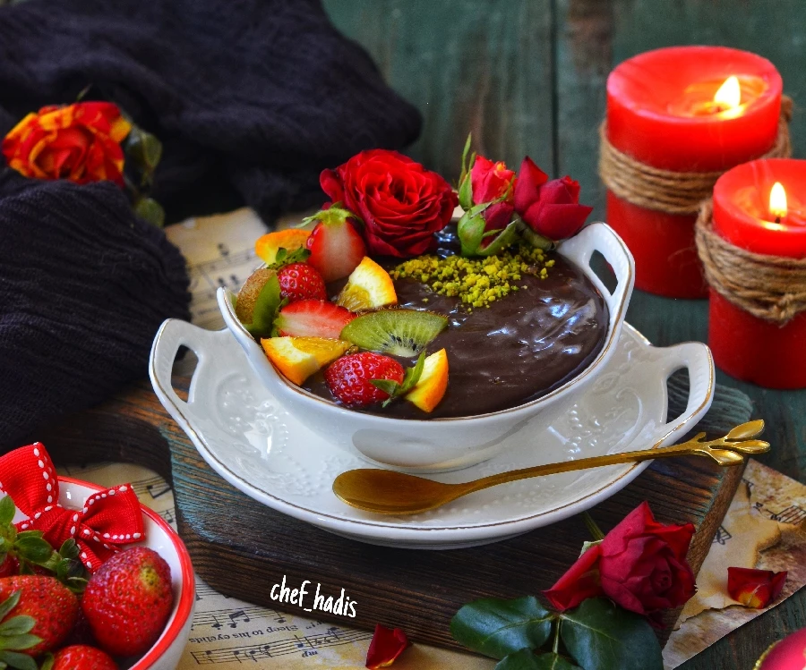 عکس دسر شکلاتی سه سوته