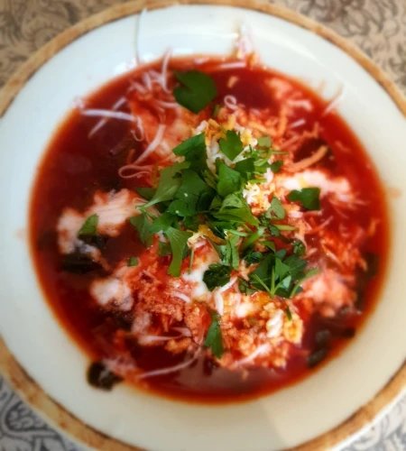 سوپ لبو و اسفناج (زرنوشک قدیمی)