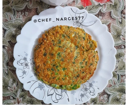 خاگینه تره و پیازچه