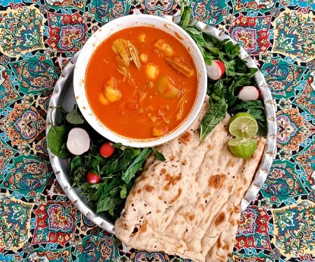 آبگوشت بامیه