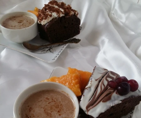 کیک قهوه و موز