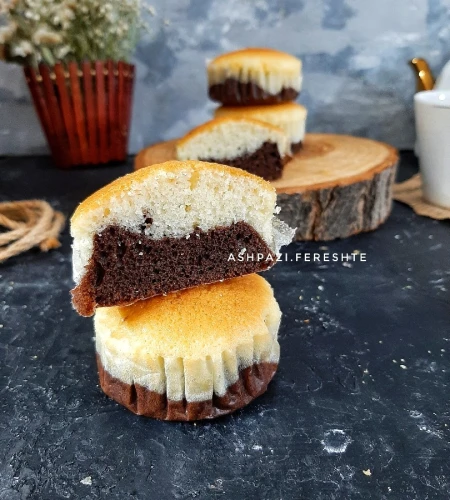 پای کیک دورنگ