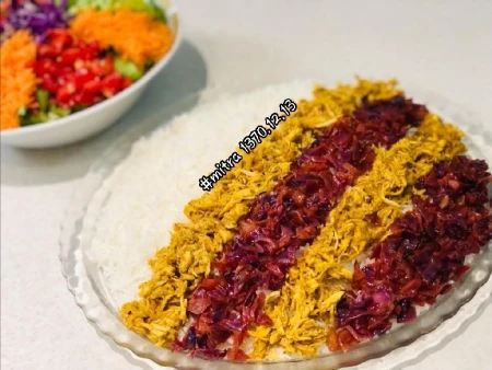 کلم پلو بنفش