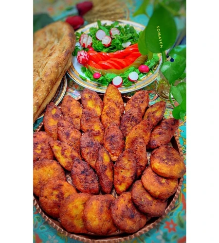 کتلت مرغ و نان