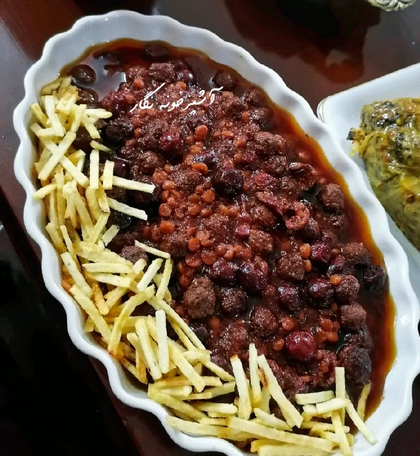 عکس خورش آلبالو با گوشت قلقلی (آشپزخونه نگار)