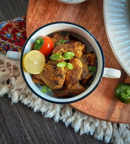 جوجه کباب ترش تابه ای