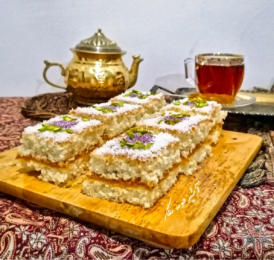 عکس کیک تخته‌ای مارمالادی