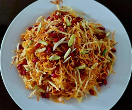 تزیین روی پلو