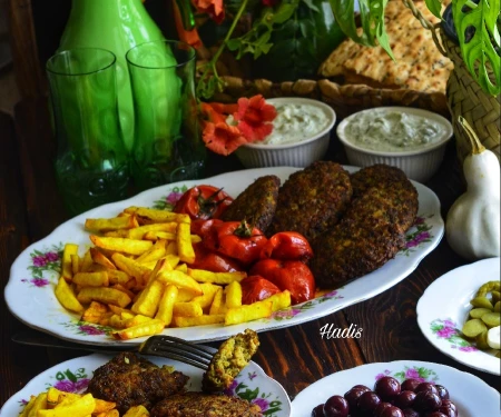 کتلت گوشت معطر