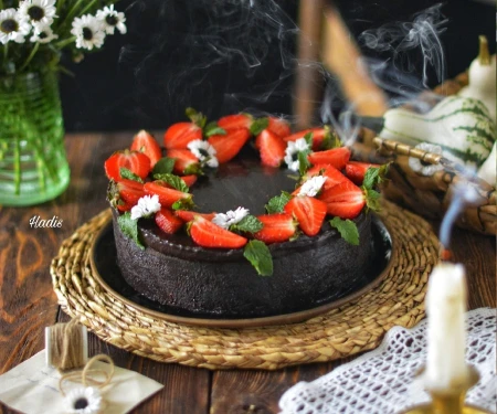 کیک شکلاتی کافه ای