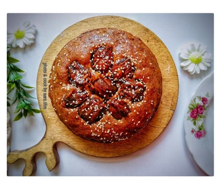 کیک خرما بدون تخم مرغ (وگان)