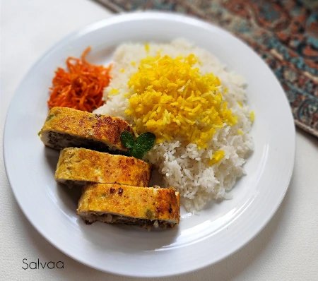 رول گوشت و بادمجان