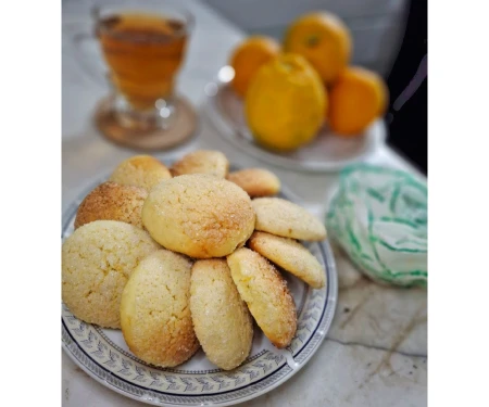 کوکی نارنج بدون همزن