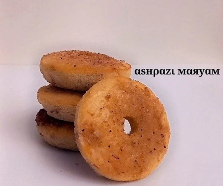 دونات کیک گردویی