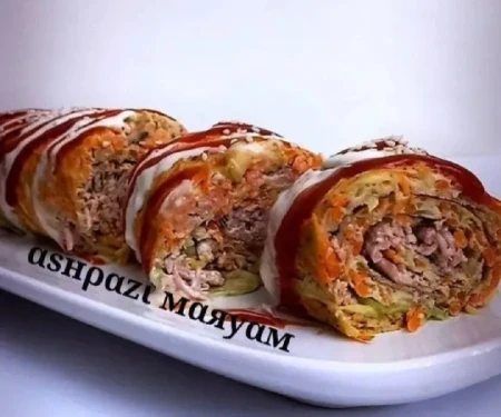 رول هویج و کدو