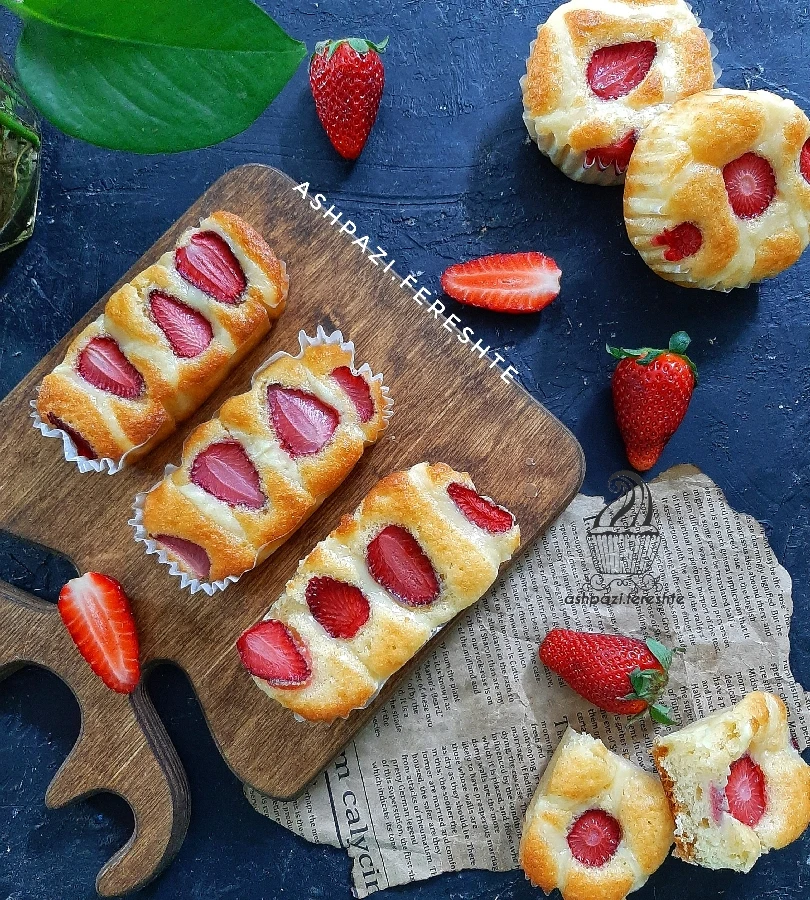 عکس پای توت فرنگی کرمدار