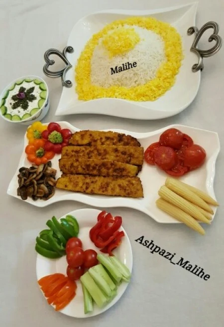 کباب تابه ای مرغ