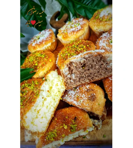 کیک پای مکرون(نارگیلی)