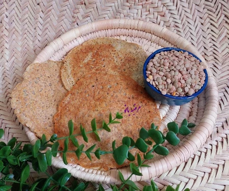 نان عدس رژیمی