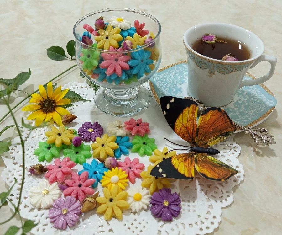 عکس قند تزیینی طعم دار ژلاتینی