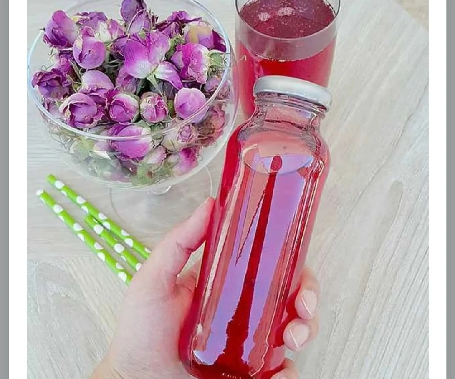 عکس شربت گل محمدی