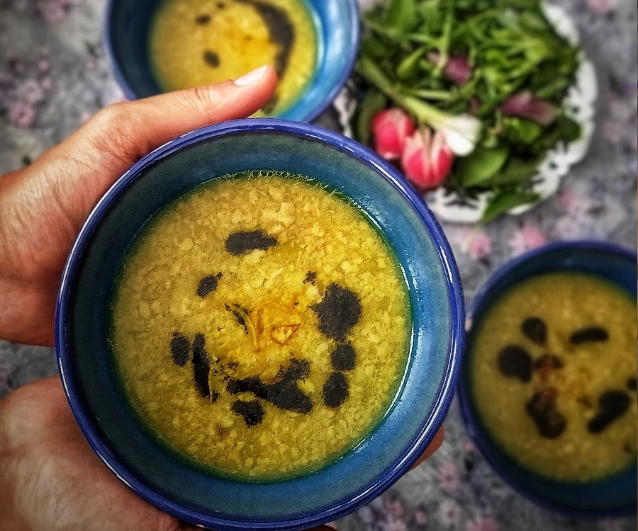 عکس آبگوشت کشکی (با قمری)