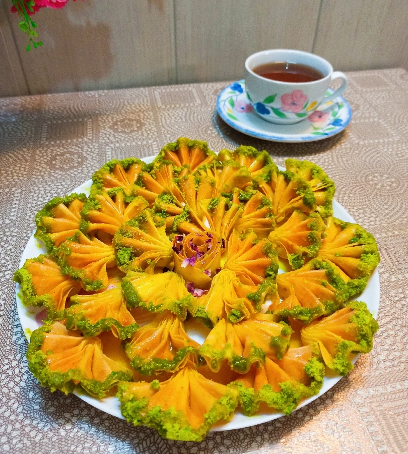 عکس باقلوا بادبزنی