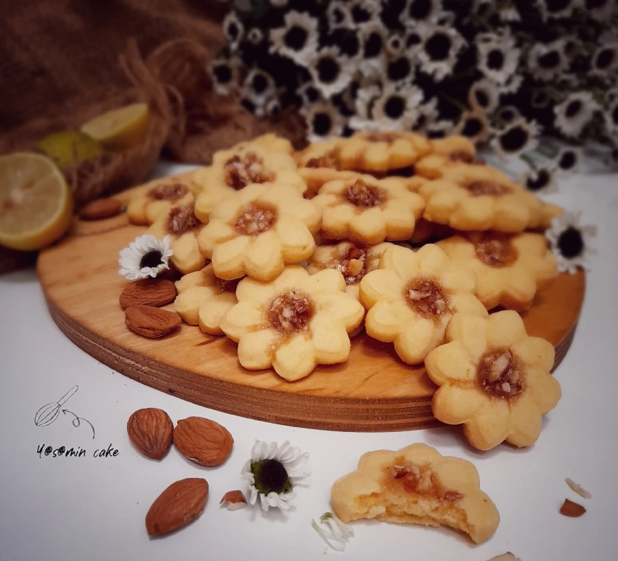 عکس شیرینی لیمو و بادام