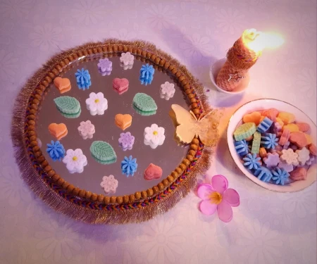 قند رنگی گیاهی 