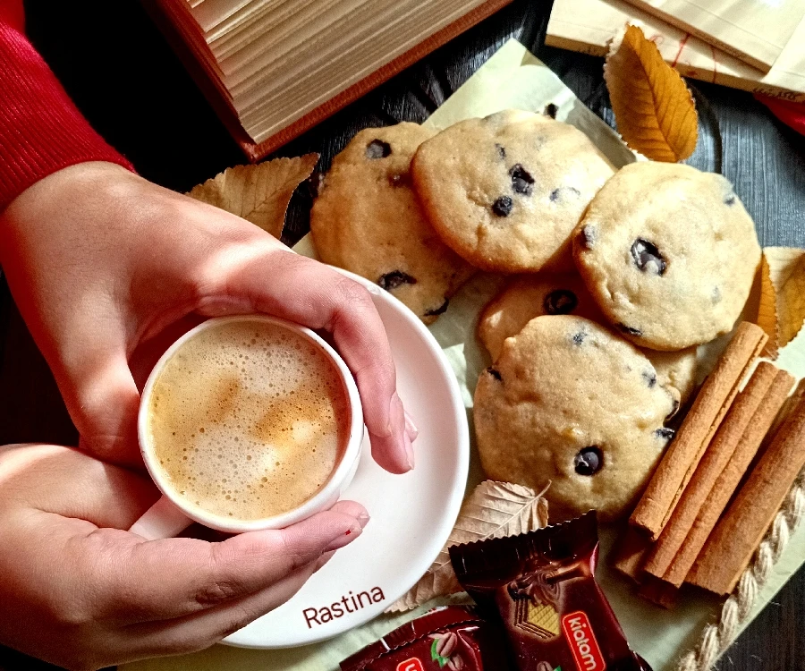 عکس کوکی موز و شکلات