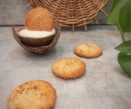 شیرینی نارگیلی بدون روغن