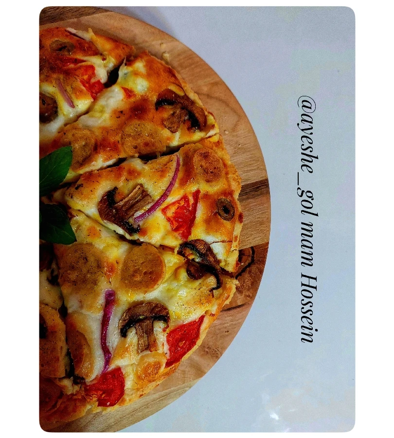 عکس پخت حرفه ای پیتزا