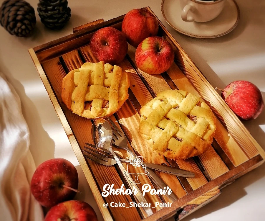 عکس تارت سیب 