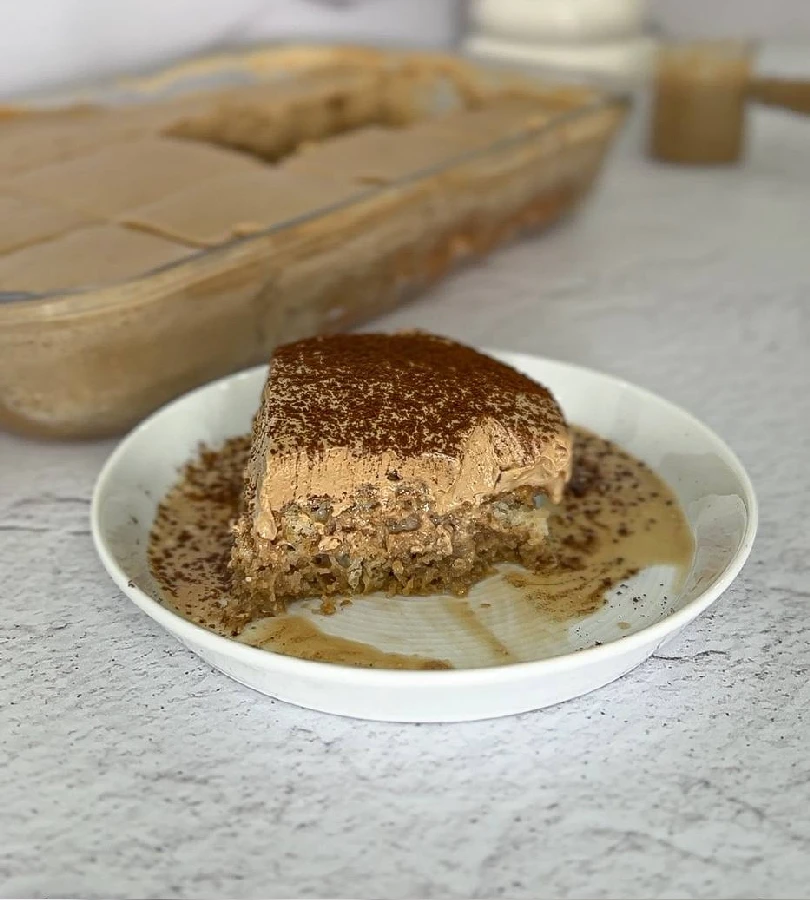 عکس کیک سه شیر قهوه