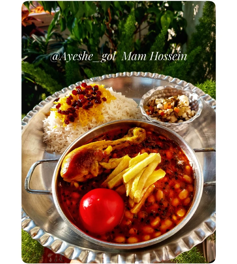 عکس خورشت کوردی(با مرغ)