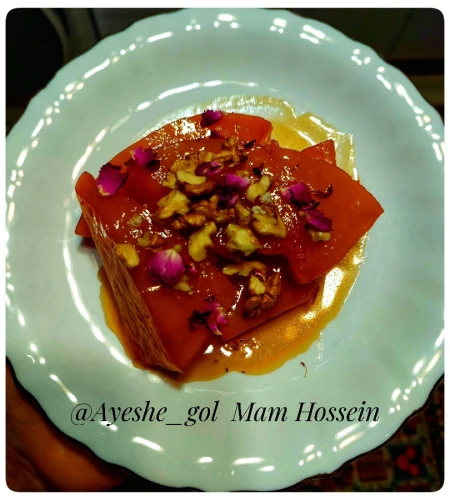 دسر کدو حلوایی 